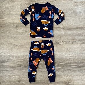 Carter’s Monster breakfast pajama set size 12 months